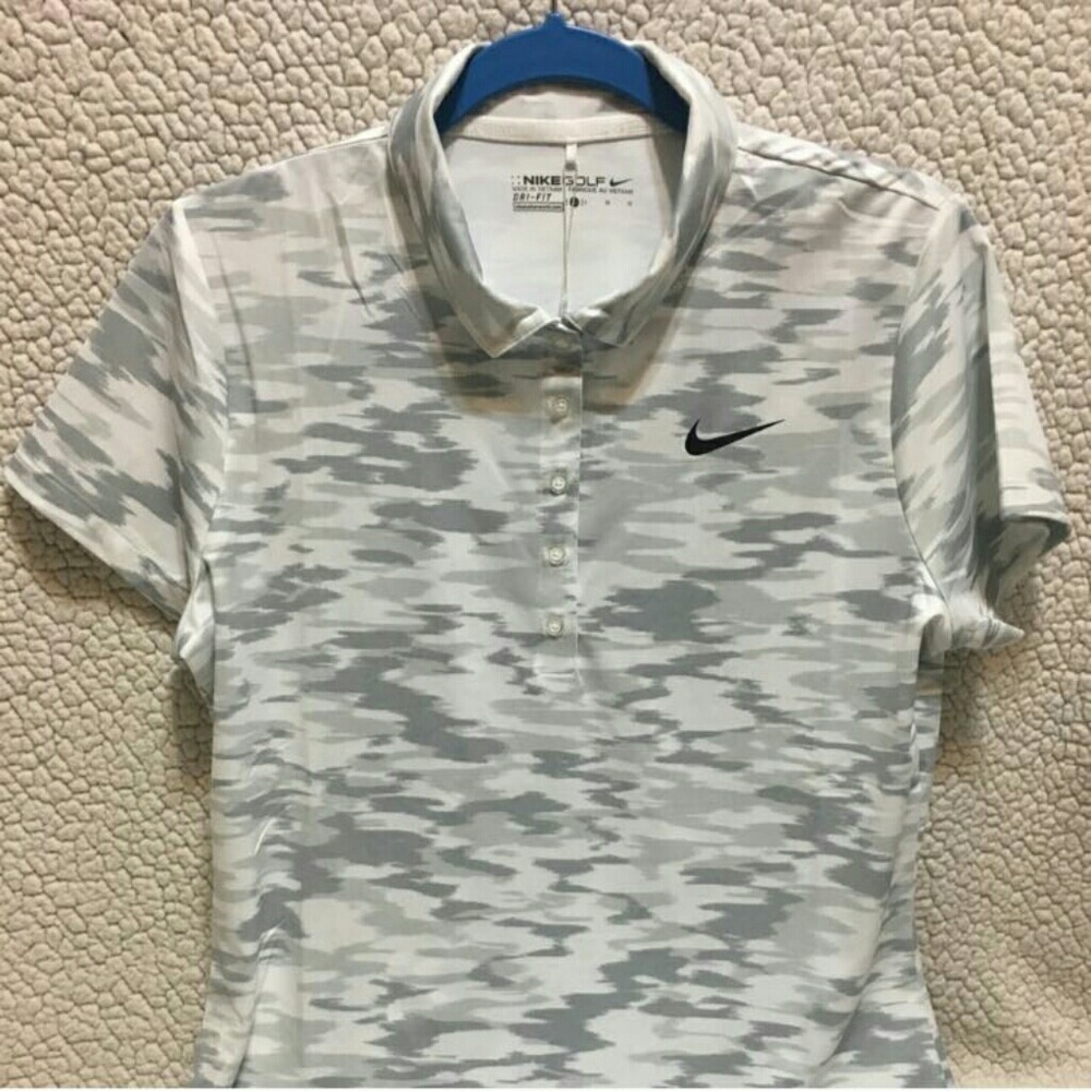 Women Large Nike Golf Dri-Fit Polo. New